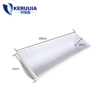 Durable Thick Plastic Cattle Feed Trough - Livestock Farm Feeder Trough for Cattle Goat Sheep