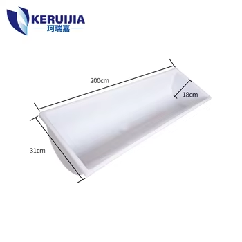 Durable Thick Plastic Cattle Feed Trough - Livestock Farm Feeder Trough for Cattle Goat Sheep