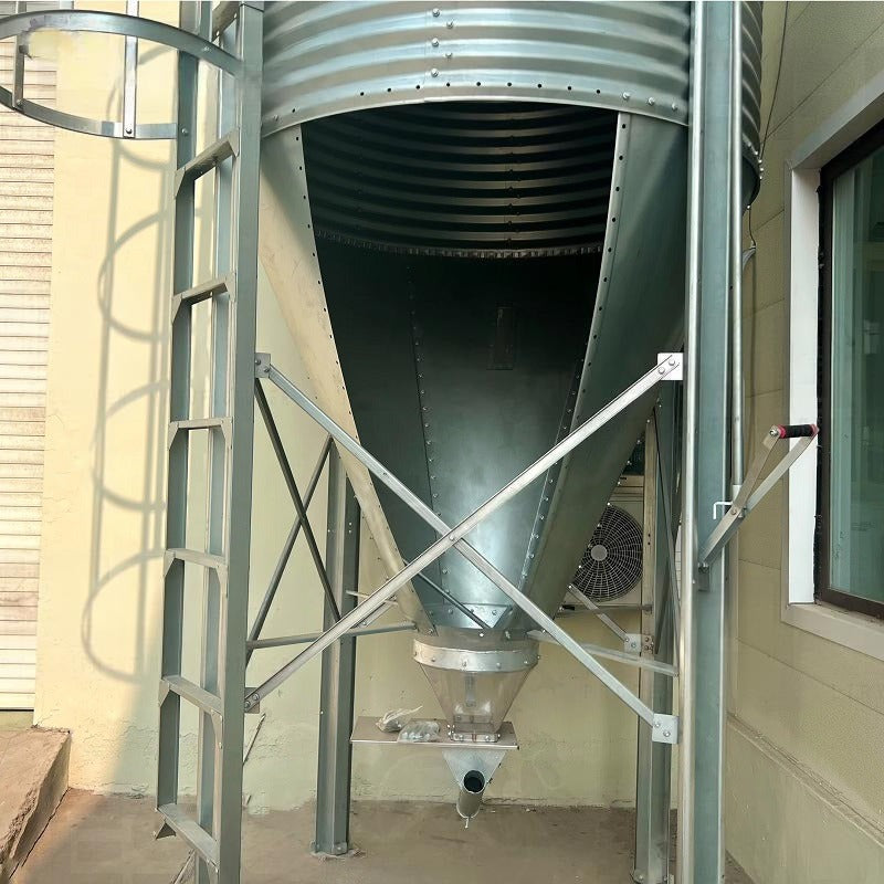 High-Quality Galvanized Feed Silo | 275g/m² Steel | Durable Farm Storage