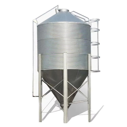 High-Quality Galvanized Feed Silo | 275g/m² Steel | Durable Farm Storage